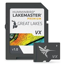 Picture of Humminbird 602002-1 LakeMaster Premium Great Lakes V1 GPS Map Card with VX Technology