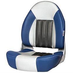 Picture of Tempress Products 68451 ProBax Orthopedic Folding High Back Boat Seat Blue/Gray/Carbon