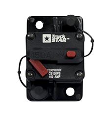Picture of Buyers CB150PB 150 Amp Circuit Breaker Push-to-Trip Waterproof Black