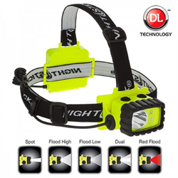 Picture of Nightstick XPP-5456G Bayco BAYCO  CREE LED HEADL AMP WHITE AND RED LED'S HI-VIZ GREEN BASE