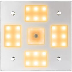 Picture of Sea-Dog Line 4018403 LED Square Mirror Light 1000 Lumen Touch On/Off/Dim White/Blue