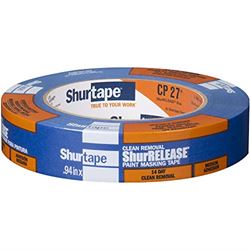 Picture of Shurtape 202872 CP 27 Blue Painter's Tape 24mm x 55m Multi-Surface 14-Day Clean Release