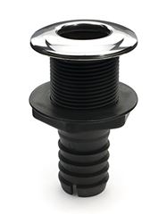 Picture of Whitecap Industries S-3805C Industries  Stainless Steel/Nylon Thru-Hull with Barb - 1-1/2" Hose Size, Straight
