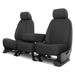 Picture of Covercraft SS3486PCCH Polycotton Seatsaver Custom Front Row Seat Covers Charcoal