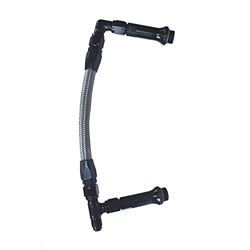 Picture of SPEEDFX 575106B Fuel Line Kit for Holley Ultra HP Dual Inlet Carburetor -6AN to 3/8 NPT