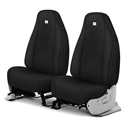 Picture of Covercraft SSC2511COBK SeatSaver Super Dux 1st Row Black Custom Seat Covers