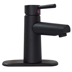 Picture of Valterra PF232703 4" Premium Single Handle Vessel Lavatory Faucet Matte Black