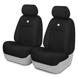 Picture of Covercraft GTF586ABCOBK Super Dux Custom Seat Covers 1st Row Black