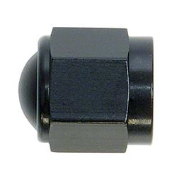 Picture of SPEEDFX 560429BK -4AN Aluminum Flare Cap Black Anodized