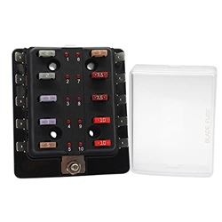 Picture of Cole Hersee 880026-BP 10 Circuit Mini Fuse Block with LED Indicators