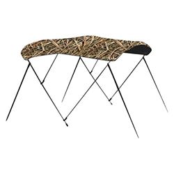 Picture of Carver Covers C5487UBB-SG 3 Bow Bimini Top 54" High 85-90" Wide Shadow Grass Camo with Boot
