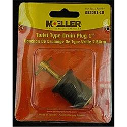 Picture of Moeller 05306110 Twist-Turn Brass Drain Plug 1 Inch