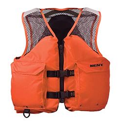 Picture of Kent Sporting Goods 150800-200-050-20 Mesh Deluxe Commercial Type III Life Vest X-Large Orange