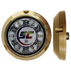 Picture of Shadow-Caster SC3-CC-BZSM LED Underwater Light Bronze Surface Mount 3000 Lumens Color Changing