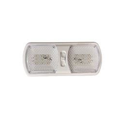 Picture of RV Designer L805 LED 12V Double Dome Pancake Interior Light