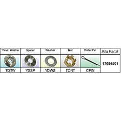 Picture of Solas 17054501 Propeller Hardware Kit for Nissan/Tohatsu Outboards Type D