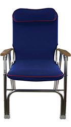Picture of Springfield Marine 1080120 Premium Folding Canvas Deck Chair - Blue