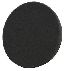 Picture of Presta 890185  PACE 890185 Single Sided Ultimate Polish Pad, 3 in Dia, Hook and Loop Attachment, Foam Pad, Black