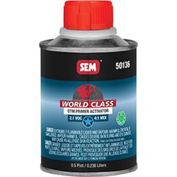 Picture of SEM Products 50136 SEM WORLD CLASS DTM PRIMER  ACTIVATOR - HALF PINT