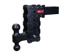 Picture of Gen-Y Hitch GH-2414X Phantom-X 16K Adjustable Drop Hitch 2.5" Receiver with Dual Ball