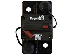 Picture of Buyers CB251PB 250 Amp Circuit Breaker Push-to-Trip Reset Waterproof