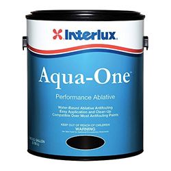 Picture of Interlux Paint YBE179/QT Aqua-One Water-Based Ablative Antifouling Bottom Paint Black Quart