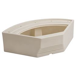 Picture of Wise Seating BM1146-1B-990 Premier Series 32-Inch Pontoon Bow Radius Corner Seat Base Platinum