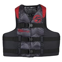 Picture of Full Throttle 11220010008022 Adult Nylon Life Vest Type II PFD Red 2XL/4XL