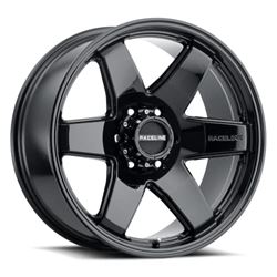 Picture of Raceline Wheels 942B-88062+35 Addict 18x8 Inch Wheel 6x120 Bolt Pattern Black