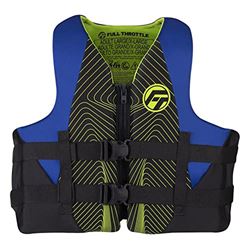 Picture of Full Throttle 142100-500-050-22 FULL THROTTLE ADULT RAPID DRY LIFE JACKET L/XL - BLUE/BLACK