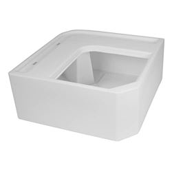 Picture of Wise Seating 8WD133-1B-204 Deluxe Series Pontoon Radius Corner Seat Base, White