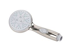 Picture of Camco 43746 RV Marine Shower Head with On/Off Switch - 5 Spray Patterns Brushed Nickel