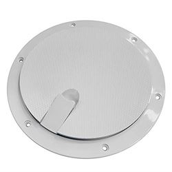 Picture of Sea-Dog Line 336282-1 Pop-Out Textured Deck Plate - White - 8"