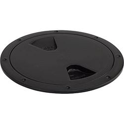 Picture of Sea-Dog Line 335765-1 Screw-Out Deck Plate - Black - 6"