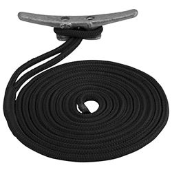 Picture of Sea-Dog Line 302116030BK-1 Double Braided Nylon Dock Line 5/8" x 30' Black