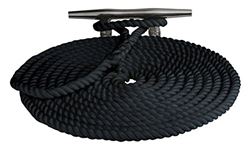 Picture of Sea-Dog Line 302112030BK-1 Sea Dog  Double Braided Nylon Dock Line, 1/2" X 30' / Black