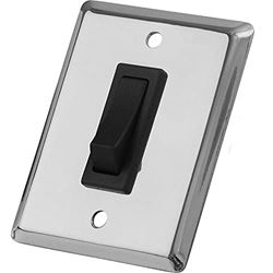 Picture of Sea-Dog Line 403010-1 Single Gang Wall Switch - Stainless Steel