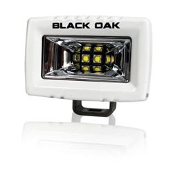 Picture of Black Oak LED 2-MS-S Marine Spreader Light Scene Beam - IP69K Rating Marine LED Scene Spreader Light Single Row– 40W 120 Degree Throw and 3,120 Raw Lumens (2-Inch, White)