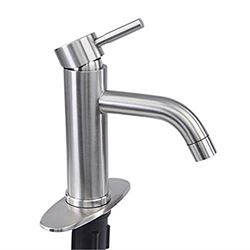 Picture of Empire Brass Company VF77-BN-A RV Bathroom Lavatory Vessel Faucet Single Lever Brushed Nickel