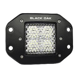 Picture of Black Oak LED 2F-FPOD10CR Black Oak Pro Series 2" Flush Mounted Flood Light - Black