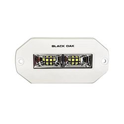 Picture of Black Oak LED 4FMSL-S 4" Flush Mount Spreader Light White Housing