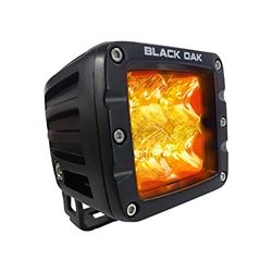 Picture of Black Oak LED 2A-POD30S Black Oak Pro Series 2" Amber Flood Pod - Black