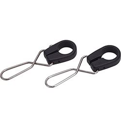 Picture of Sea-Dog Line 328197-1 Nylon Flagpole Pennant Mounts Stainless Clips - Pair