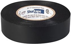 Picture of Shurtape 104706 EV 77 Professional Grade Electrical Tape 3/4" x 66' Black