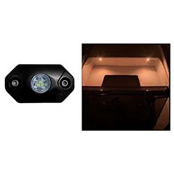 Picture of Black Oak LED RL-A Black Oak Rock Accent Light - Amber - Black Housing