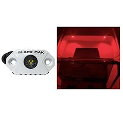 Picture of Black Oak LED MAL-R BLACK OAK MARINE ACCENT LIGHT RED LED WHITE HOUSING