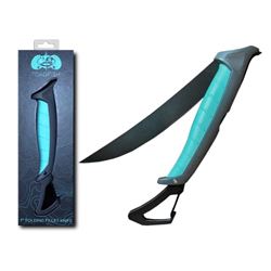 Picture of Toadfish 1082 Stowaway Fillet Knife, 8.5'' Razor Sharp Stainless-Steel Blade, Built-In Carabiner and Sheath, Non-Slip Handle