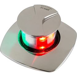 Picture of Sea-Dog Line 400054-3 LED Pop-Up Combination Bow Navigation Light Stainless Steel