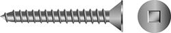 Picture of Seachoice SC5155 #14 x 2 Inch Square Flat Head Stainless Steel Self-Tapping Screws 50-Pack