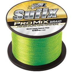 Picture of Sufix 630-365L Sufix PROMIX BRAID 65LB 1200 YDS NEON LIME